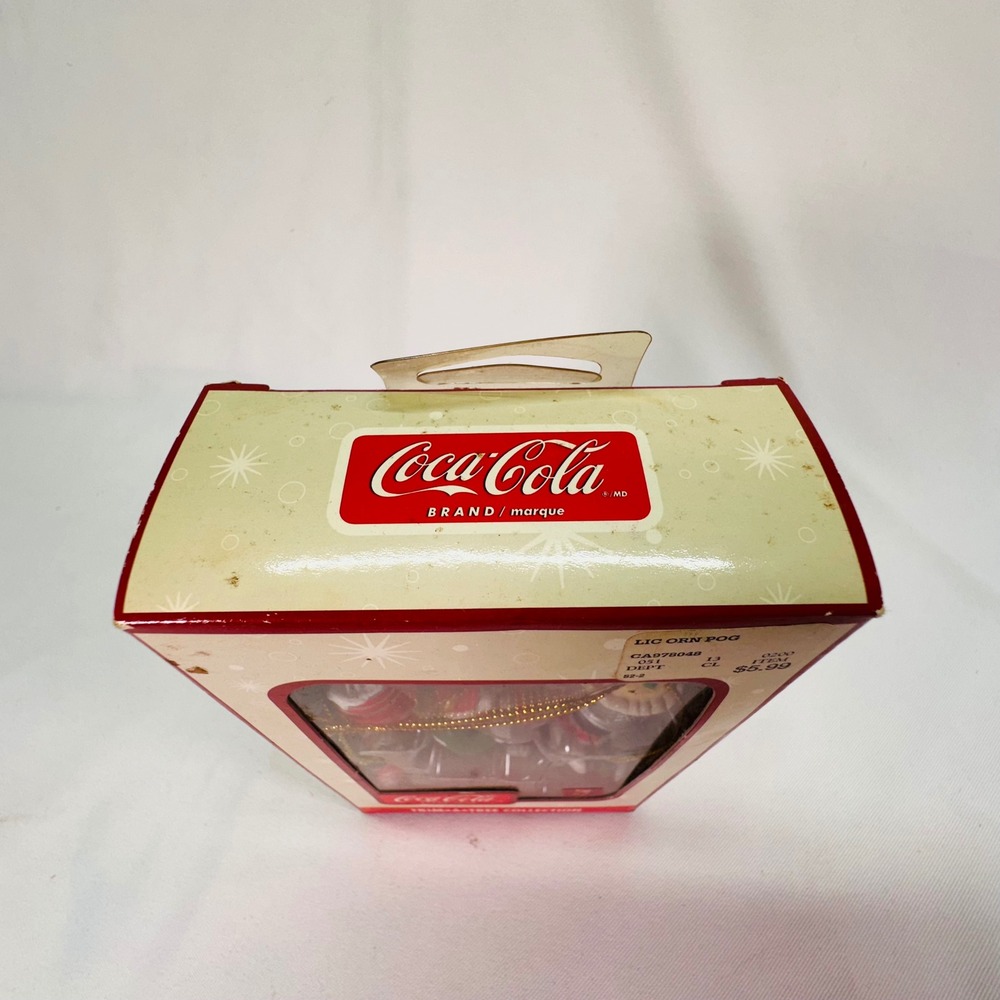 Vintage Coca-Cola Trim-A-Tree Collection 5 Piece Ornament Set Polar Bear Snowman - Picture 2 of 13